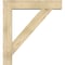 Ekena Millwork Traditional Block Rough Sawn Bracket w/ Offset Brace, Douglas Fir, 8"W x 40"D x 44"H BKT0806X40X44TRA05RDF - alternate 4